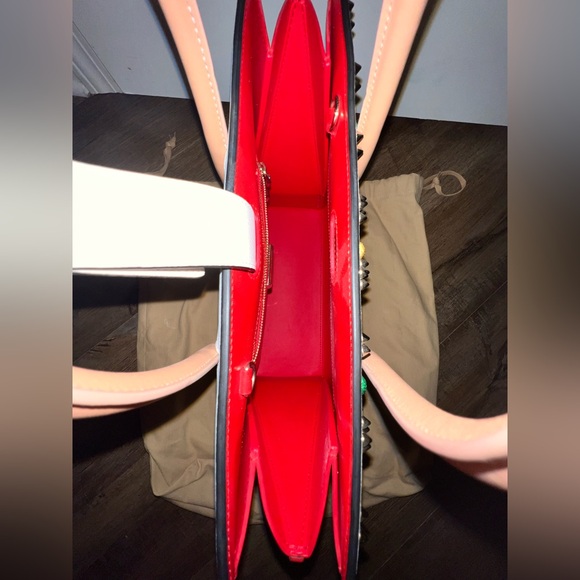 Christian Louboutin White Studded Women's Bag - Picture 10 of 10